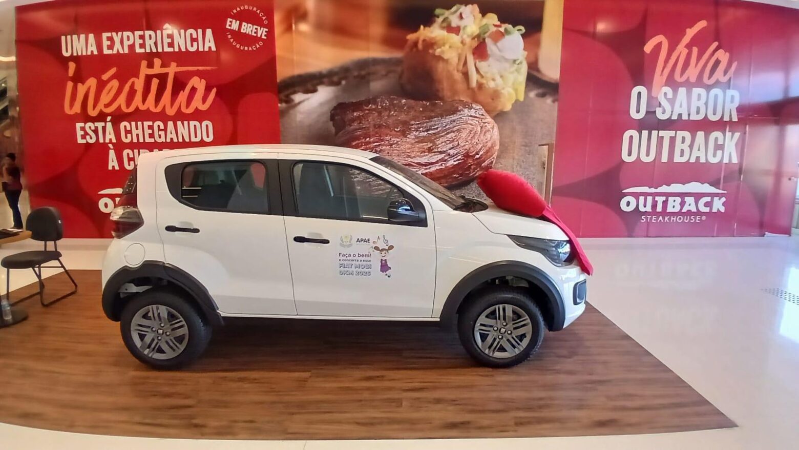 APAE Araçatuba adia sorteio de campanha que vai premiar um Fiat Mobi 0 km