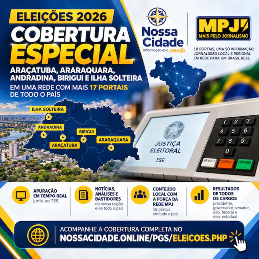 18 portais do MPJ em nove estados vão cobrir as eleições com um olhar local regional. Crédito: IA
